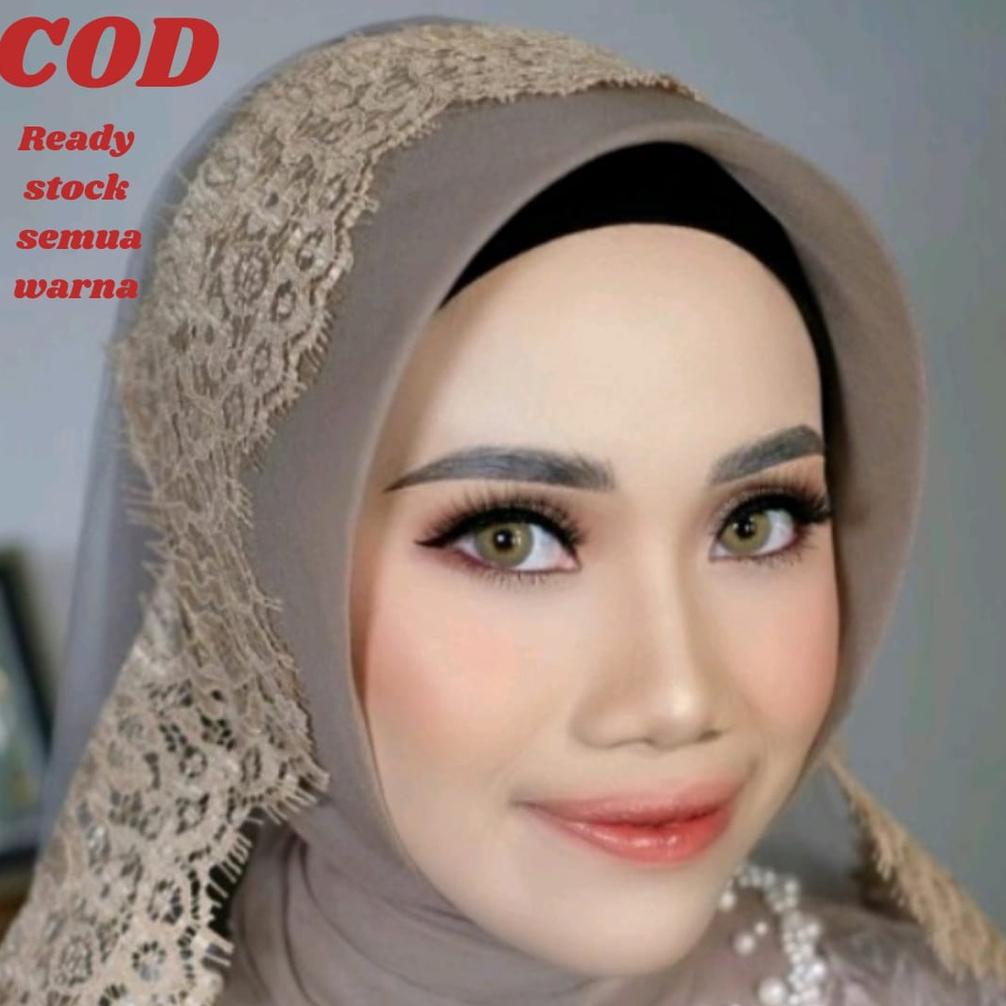 Hot Sale VEIL PENGANTIN BROKAT RENDA, SLAYER AKAD,  KERUDUNG IBU & BESAN, KERUDUNG WISUDA, KERUDUNG 