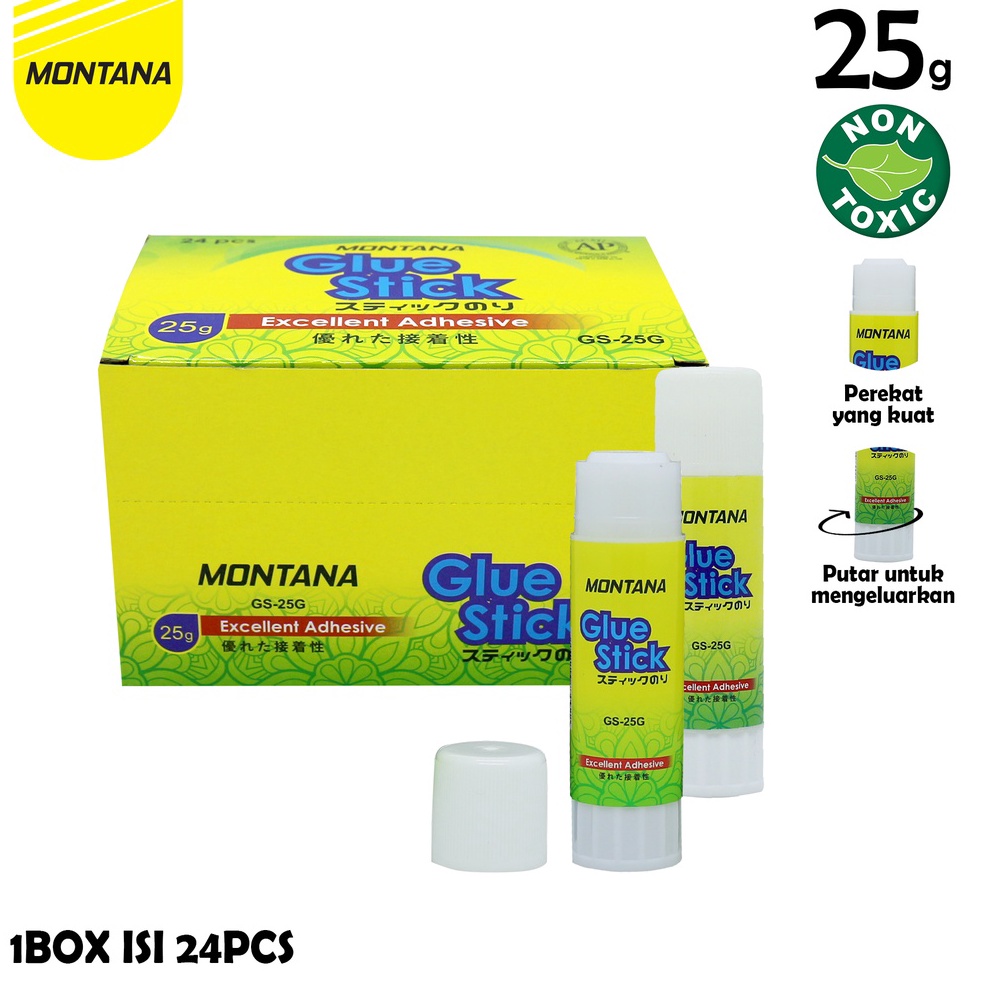 

Cuci_Gudang Montana Glue Stick / Lem Batang Montana GS-25 / 25Gr 7RM