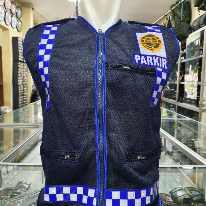 Rompi Jaring Tukang Parkir | Rompi jaring Parkir biru | Rompi Parkir j