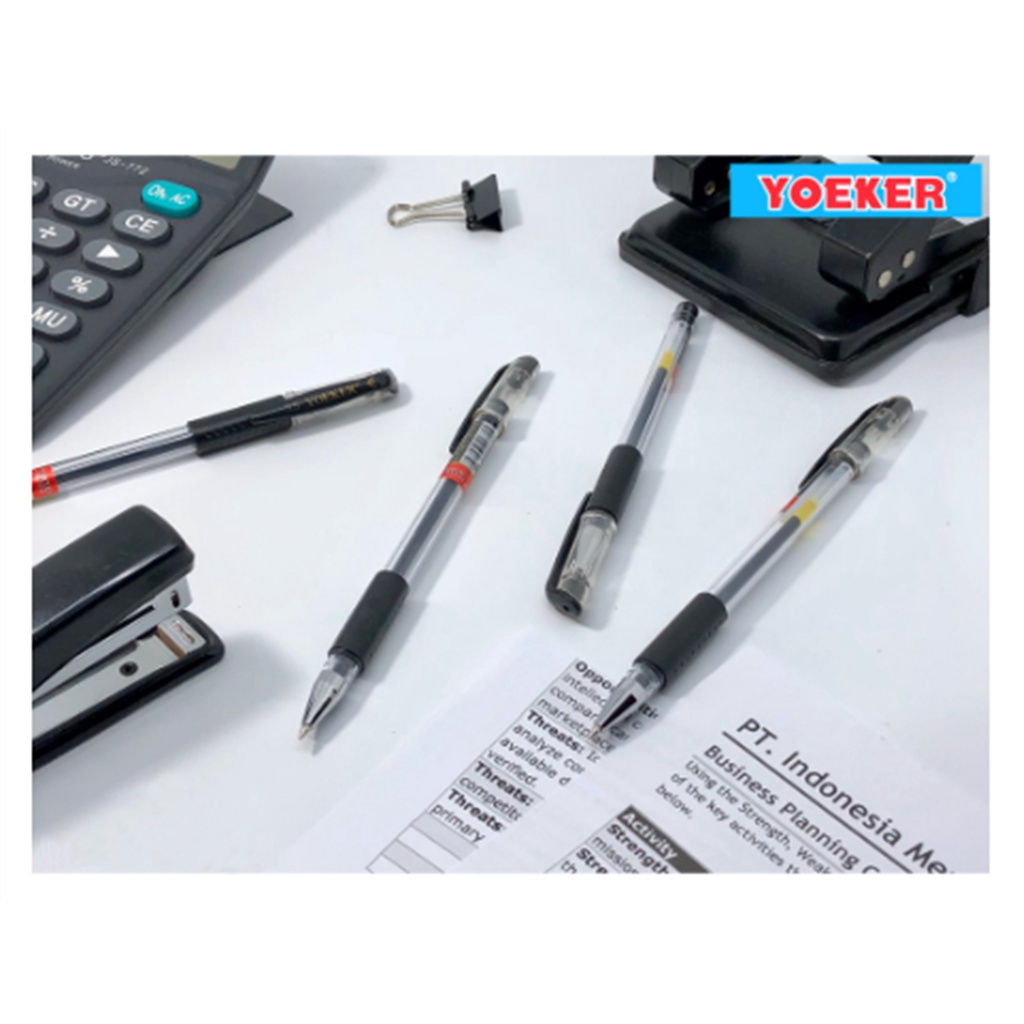 

Pulpen Gel YOEKER YK-007 0.5 mm 1 Pack ( 12 pcs )