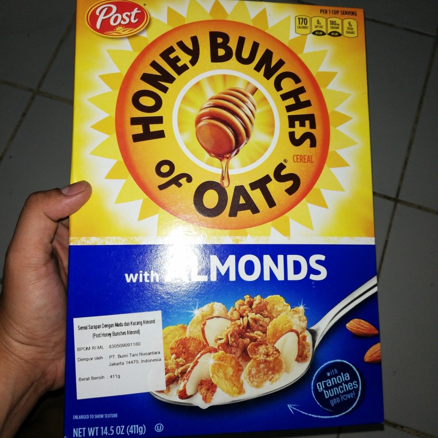 

Post Honey Bunches Oats Almond 340 gr