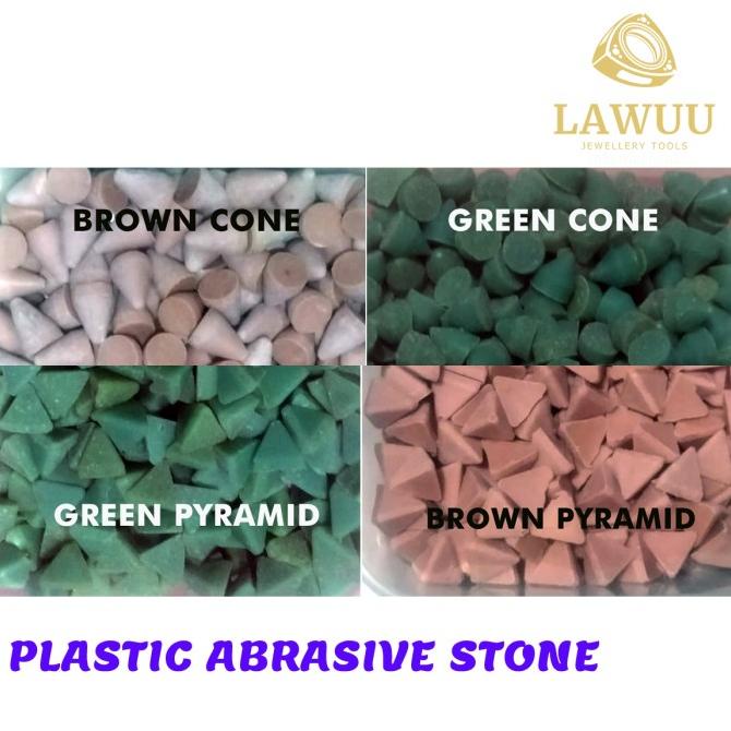 Buruan beli] Plastic Abrasive Stone media for Polishing and Deburing