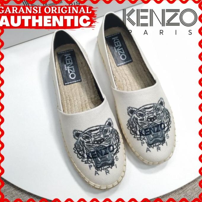 SEPATU KENZO TIGER FLAT SHOES ESPADRILLES WANITA AUTHENTIC