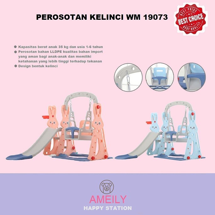 Perosotan Anak Kelinci Mainan Anak WM 19073