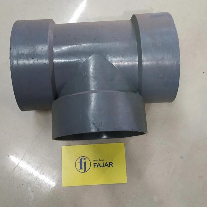 Kualitas terbaik] Tee PVC 4 inch / sambungan pipa pvc tee T 4