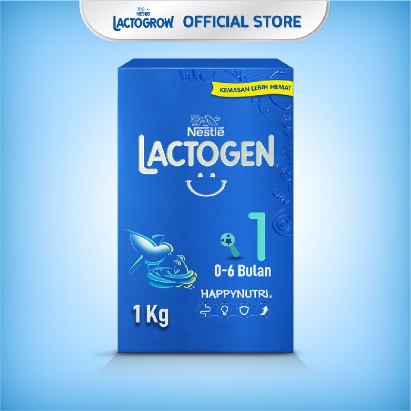Lactogen tahap 1 usia 0-6 bulan susu bayi balita happynutri 1kg