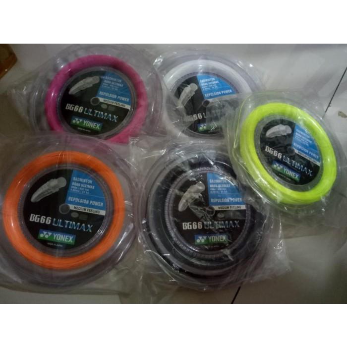 Senar Badminton Yonex Bg 66 Ultimax Roll / Bg66 Ultimax