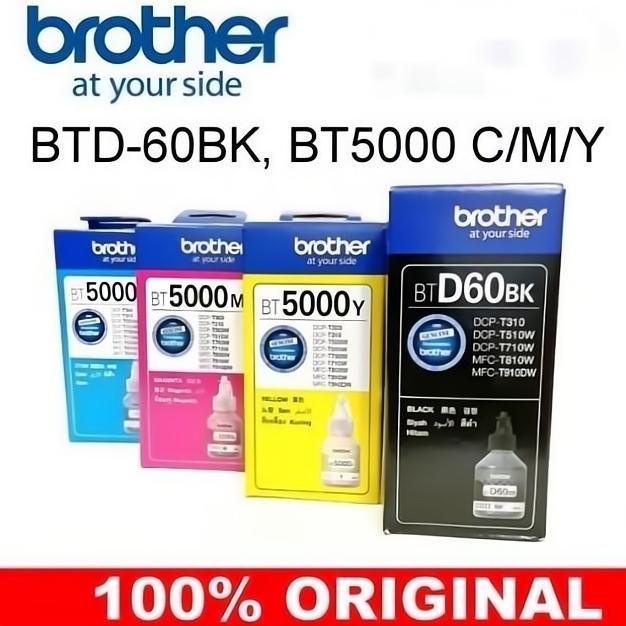 1 SET Tinta brother (4 Warna B*C*M*Y) / Tinta Printer brother DCP t310