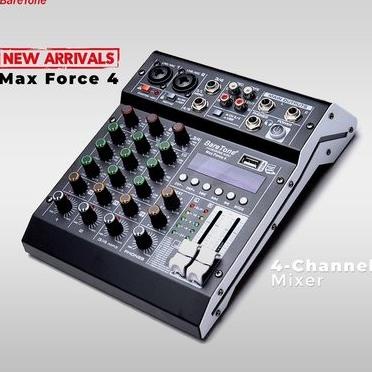 Sale Power Mixer Baretone 4 Channel Max Force 4 Mixer Audio Original Termurah Terlaris