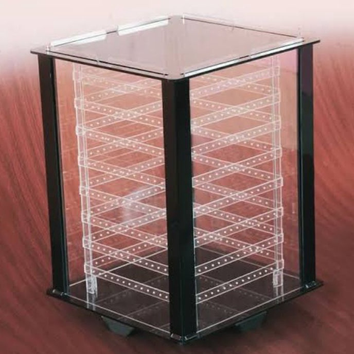Stok terbaru Box anting Pajangan Aksesoris Display Penyimpanan anting﻿ perhiasan emas akrilik acryli