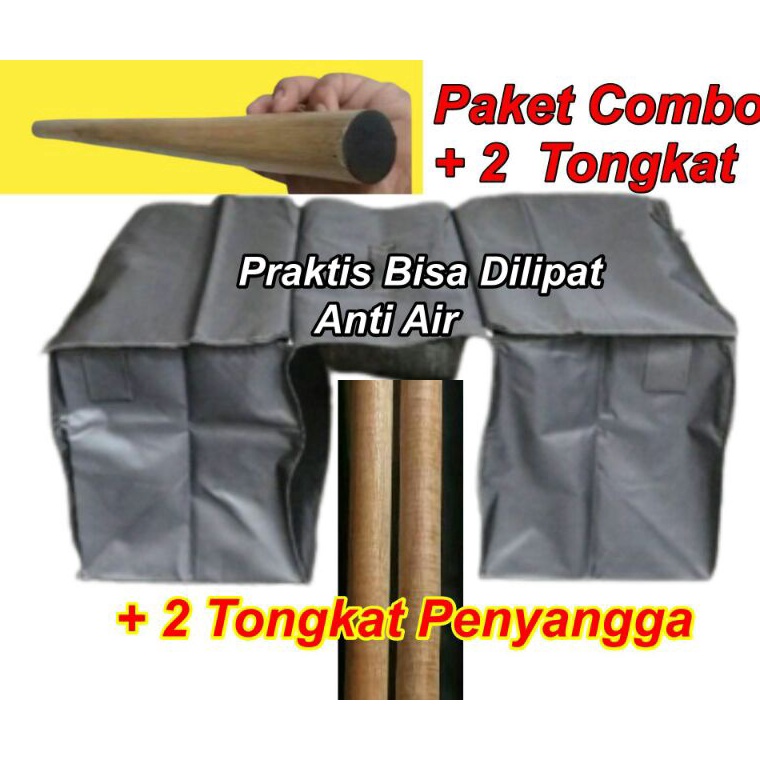 ➷Ffd Tas Obrok Tas Motor Anti Air Tas Bronjong Tas Kurir Keranjang Motor Tas Pos Tas Paket Tas Laund