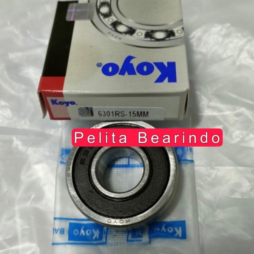 ✳IcO BEARING 6301 - 15 MM KOYO 6301 2RS - 15 MM ( BORE ) ❊ ✲