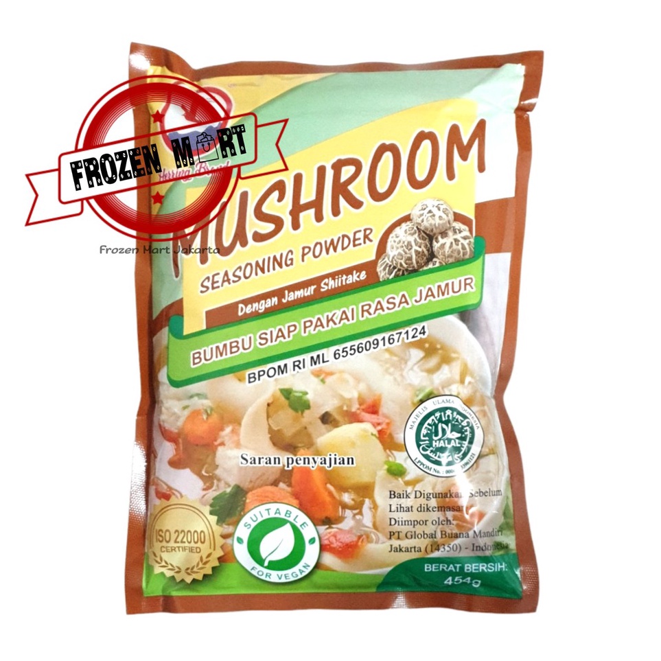 

➤➪✼✰ HERRING BRAND Kaldu Jamur Shitake / Mushroom Seasoning Powder 454 Gr Bayar Di Tempat