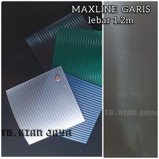 Terlaris Fiber Plastik Penutup Pagar Maxline Lebar 1.2M Motif Garis