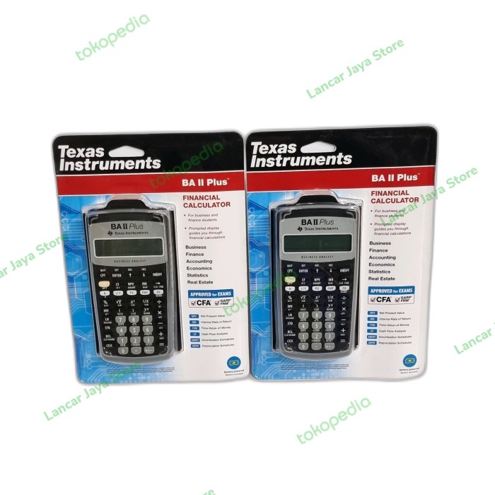 

Texas Instruments Ba Ii Plus Kalkulator Financial Original