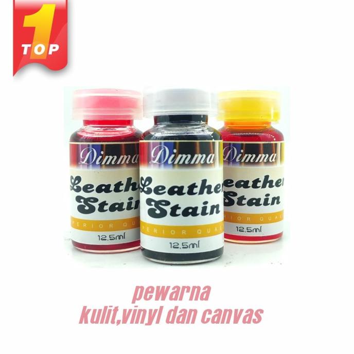 

monggo] Pewarna kulit vinyl kanvas stain efect Dimma 12,5 permanen waterproof