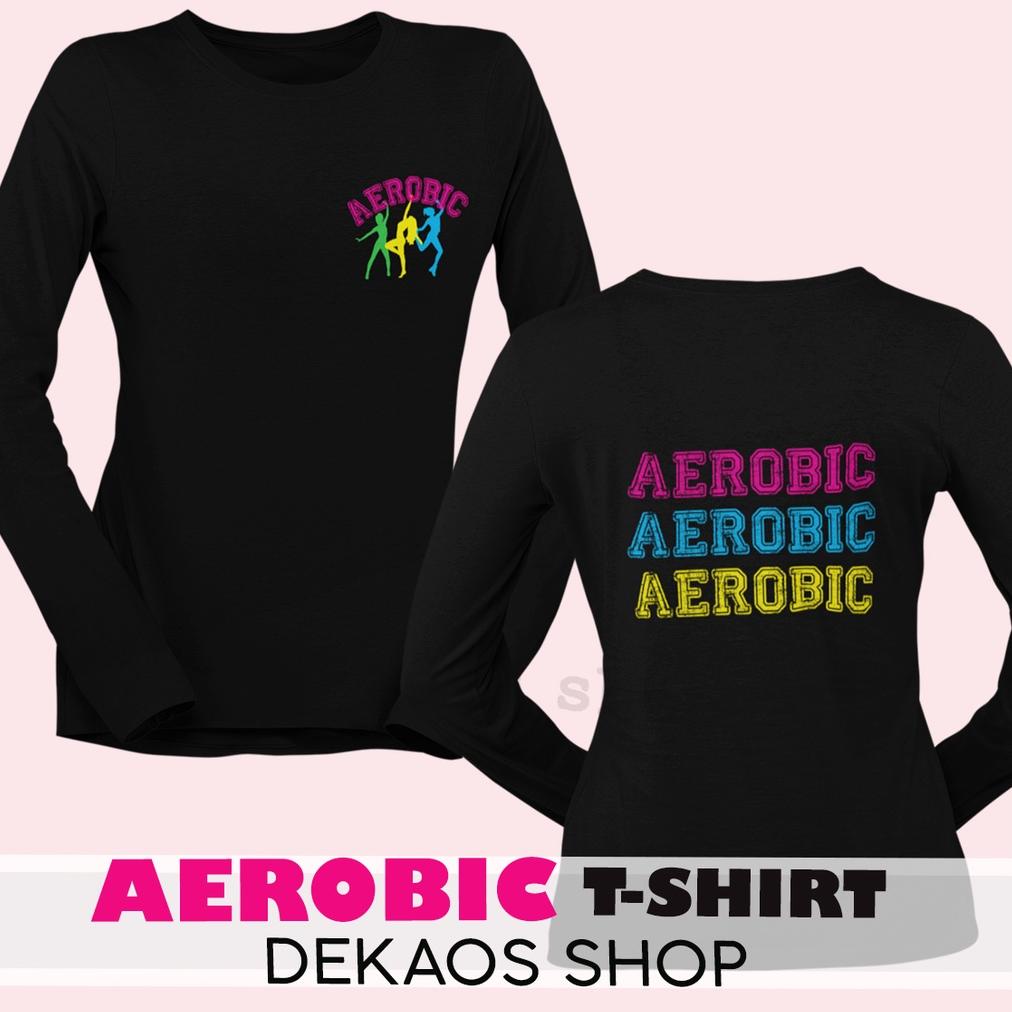 Terbaik Baju Senam Aerobic Wanita Lengan Panjang / Baju Senam Wanita Lengan Panjang / Baju Aerobic  