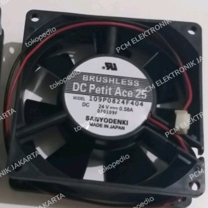 Terlaris Infan Exhaust Fan Dc San Ace Petit Ace 25 8Cm 8 Cm 24V 24Volt 24 Volt 0.56A