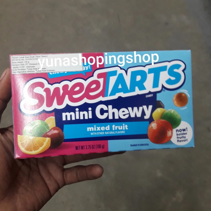 

Sweetarts Mini Chewy Candy Box 106 Gram- Permen