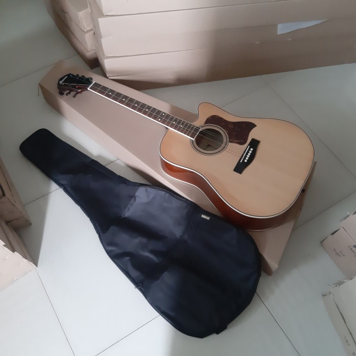 ..!!!Gitar Ibanez Akustik Jumbo Plus Softcase