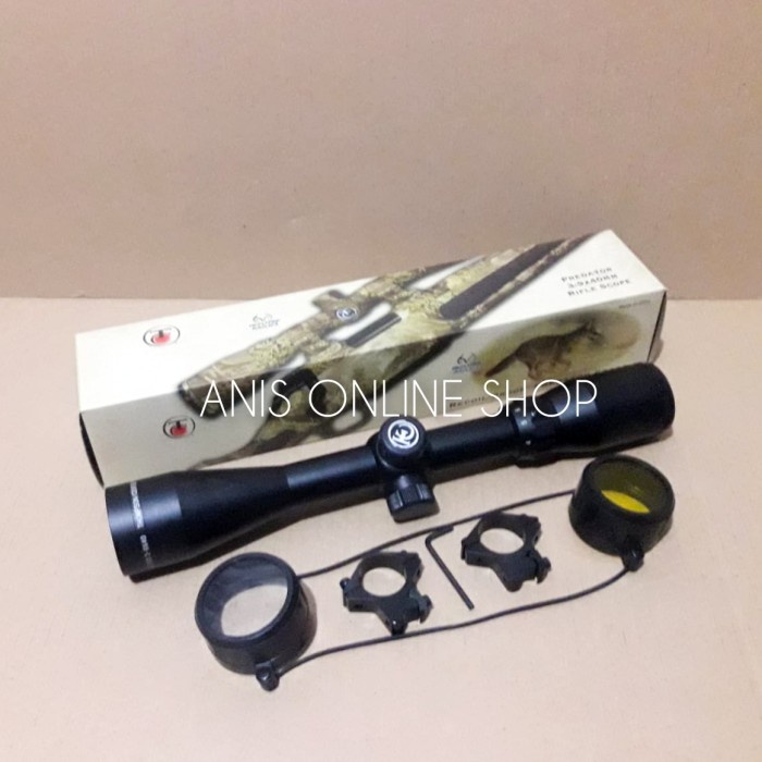 Terlaris Telescope Thomson 3-9X40 Tutup Flip Tomson Predator Telescope