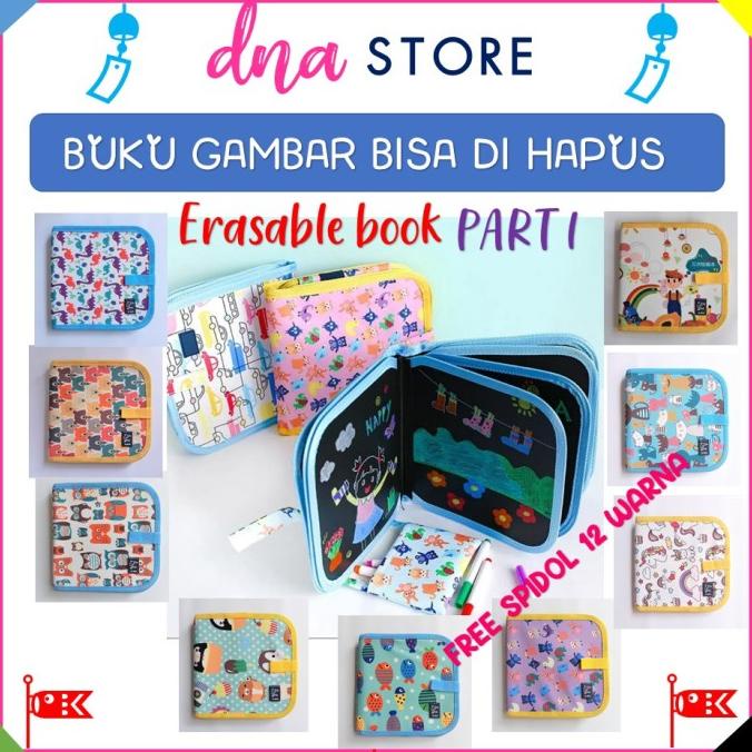 

Ready Buku Gambar Portable Ajaib Bisa Dihapus / Erasable Book Pengiriman Cepat