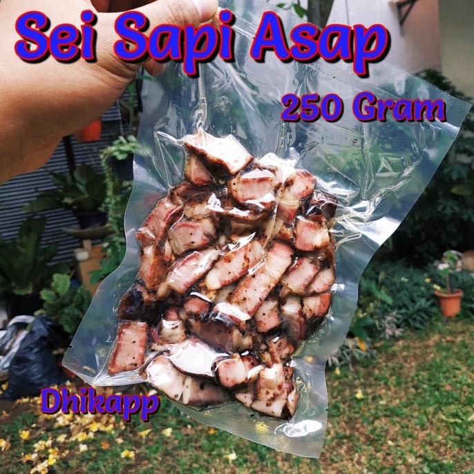 

Sei Sapi Khas Kupang 250Gram Daging Asap Smoked Beef Fresh atau Frozen