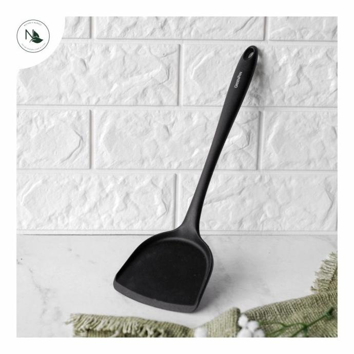 GreenPan Silicone Turner Black