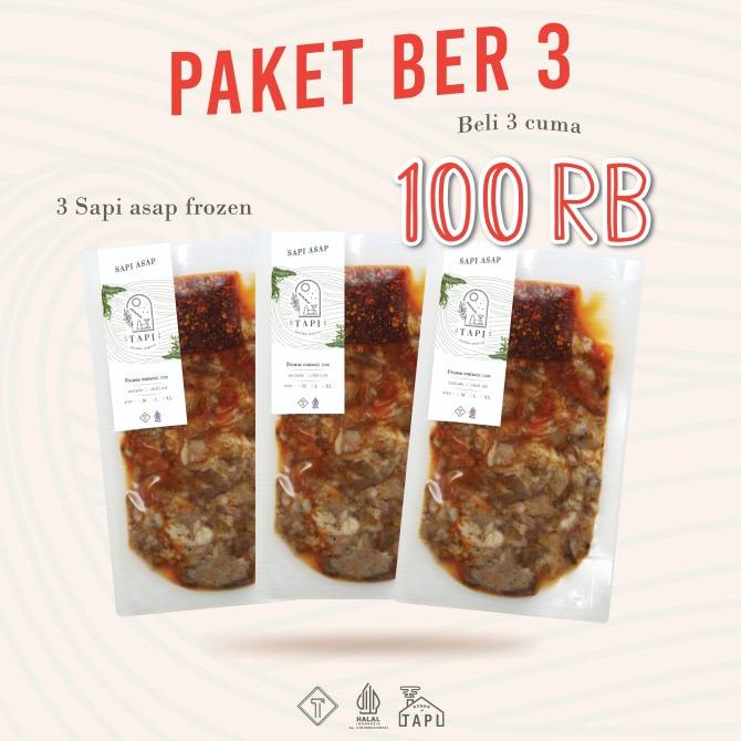 

Sapi asap / sei sapi TAPI Paket Ber 3