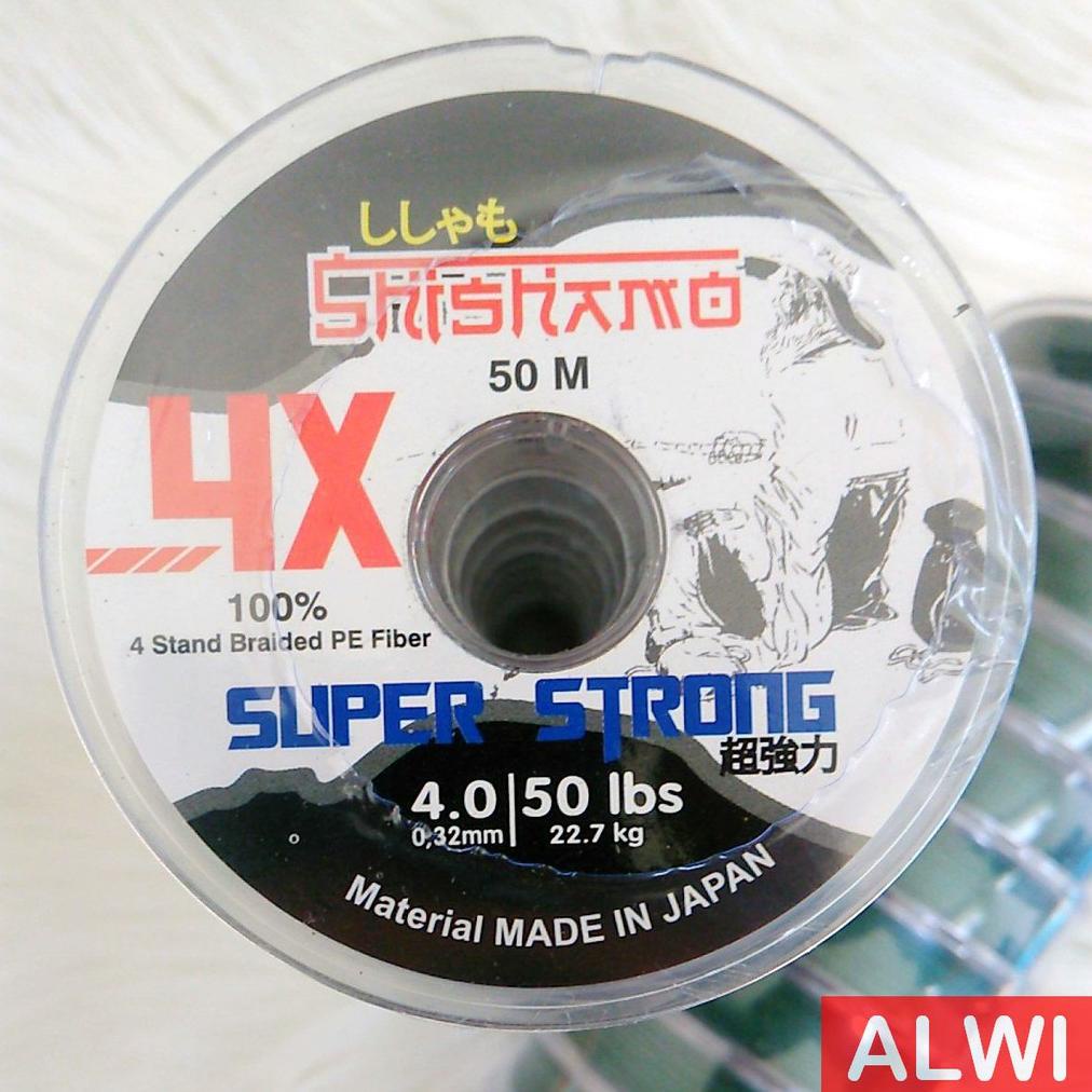 Trending Senar Pe Shishamo 4X 50 Meter ~ Made In Japan