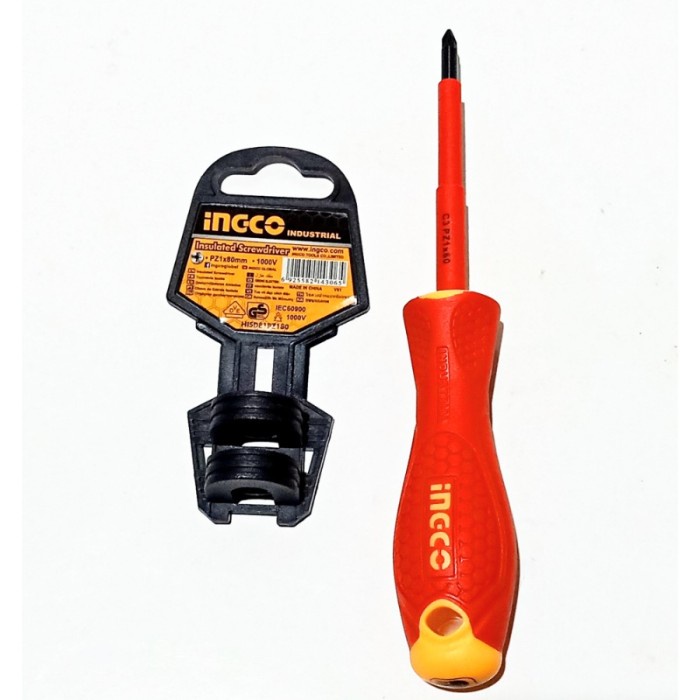 nice INGCO Insulated Screwdriver / Obeng Listrik Ingco HISD81PZ180