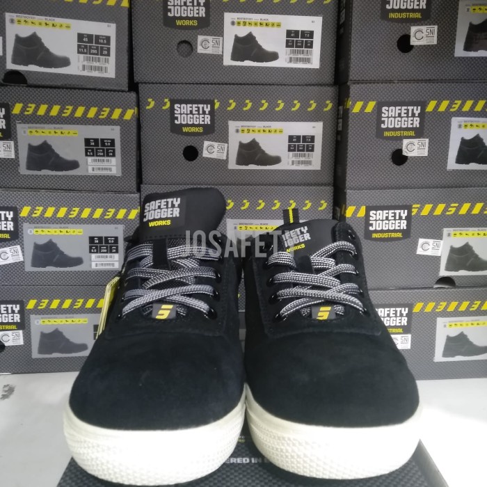 ALAT KESELAMATAN SEPATU SAFETY JOGGER OBELIX (BLACK) S3 ORIGINAL ORIGINAL
