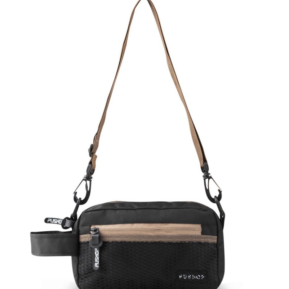 ➘✣✰ Tas Selempang Mini Handbag Jaring Pushop Heja Casual Promo