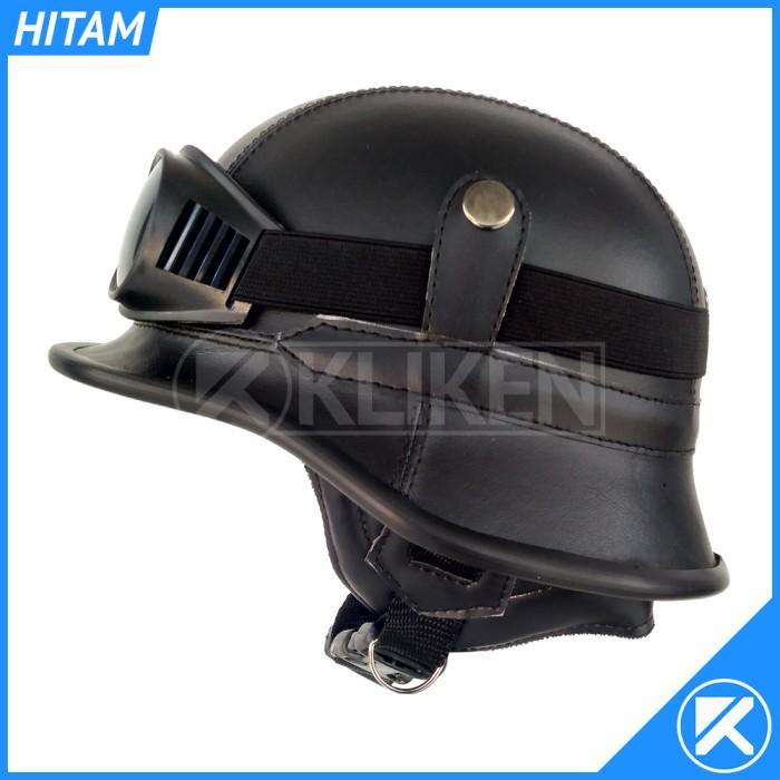 Helm Retro Nazi Model Unik Dengan Kacamata