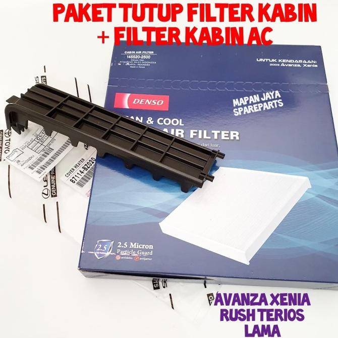 Promo KOMPLIT TUTUP COVER DAN FILTER KABIN AC AVANZA XENIA RUSH LAMA DENSO Kualitas Terbai (ms00hs)
