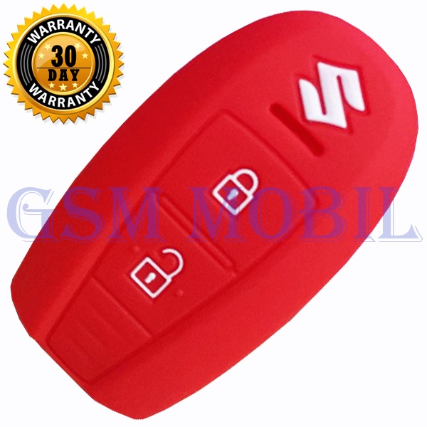 Casing Silikon Karet Kunci Remote Suzuki Vitara Swift Baleno 3 Tombol