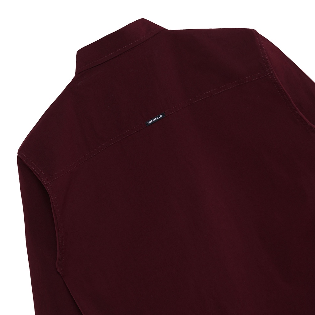 KEMEJA LENGAN PANJANG FRIDAY KILLER | ZYRA MAROON LS