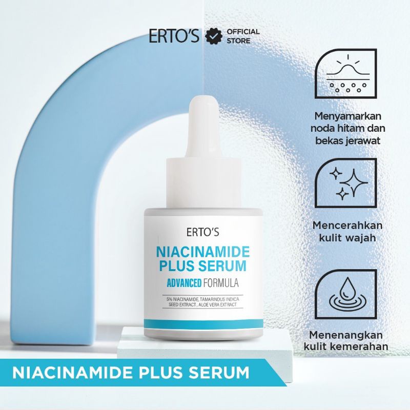 [ORI]  Serum Wajah Niacinamide Plus Serum Ampuh Mencerahkan Melembabkan Kulit Wajah dalam 9 Hari