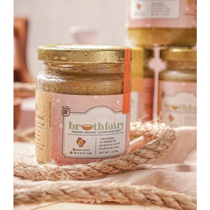 

[Ready Stock] Box isi 6 Premium Organic Chicken Bone Broth Kaldu Tulang Organik - tanpa garam