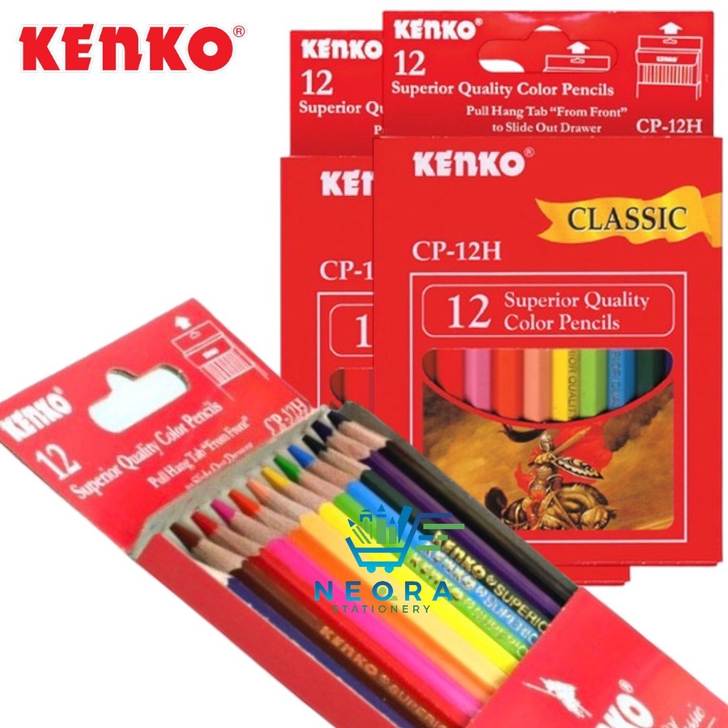 

Kenko Pensil Warna Pendek/Color Pencil CP-12H