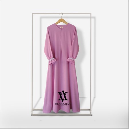 [BISA COD] Amira Dress New Arrival | Size S M L XL XXL | Gamis Busui Friendly Dress Renda Muslimah