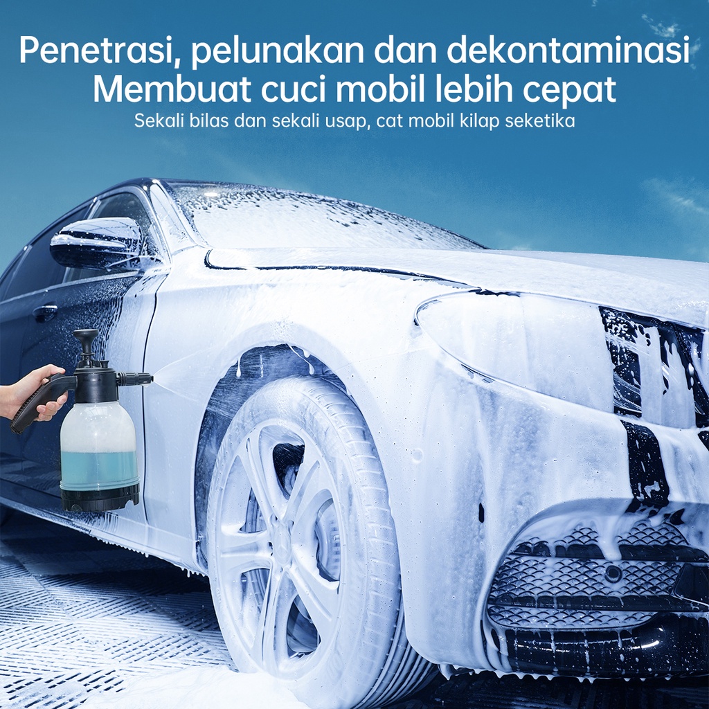 GLODWAY Liquid Wax Car Wash 2in1 Sabun Cuci Mobil Pembersih Bodi Mobil/Wax Mobil/Anti Debu/Pengkilap Bodi Mobil