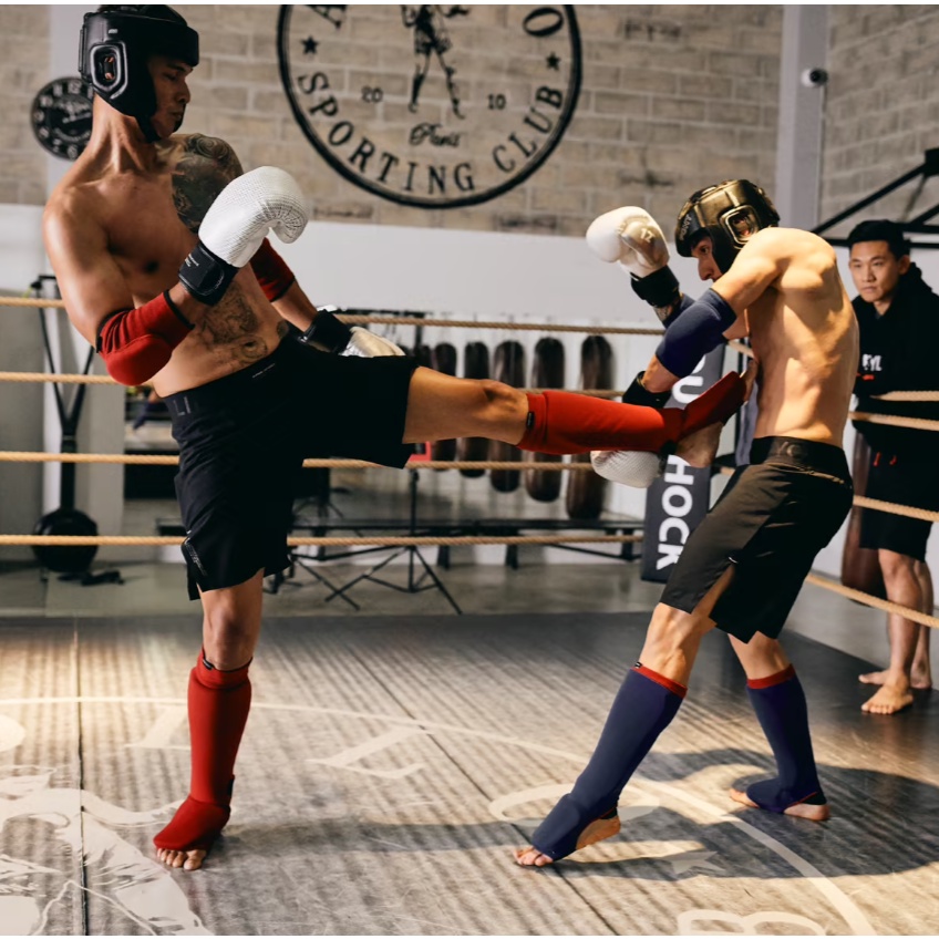 OUTSHOCK 900 Shin Pad Pelindung Tulang Kaki Dewasa Olahraga Tinju