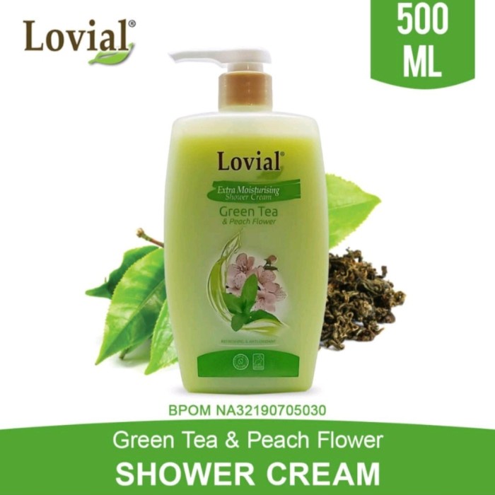 LOVIAL SHOWER CREAM EXTRA MOISTURIZER SABUN MANDI CAIR BODY WASH 500ML