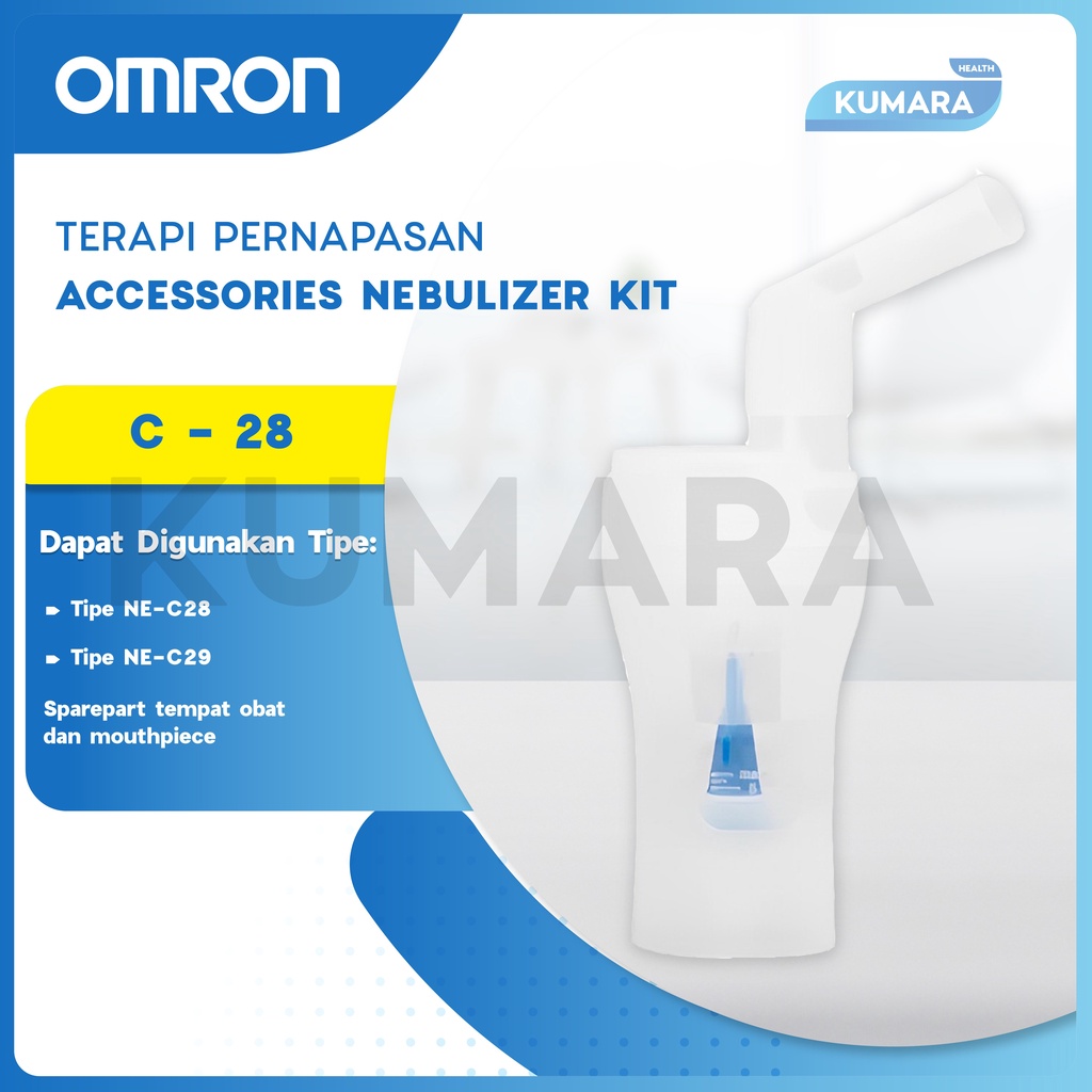 OMRON - Nebulizer KIT Compressor C28 C29 C30 / Tempat Obat Nebulizer Omron