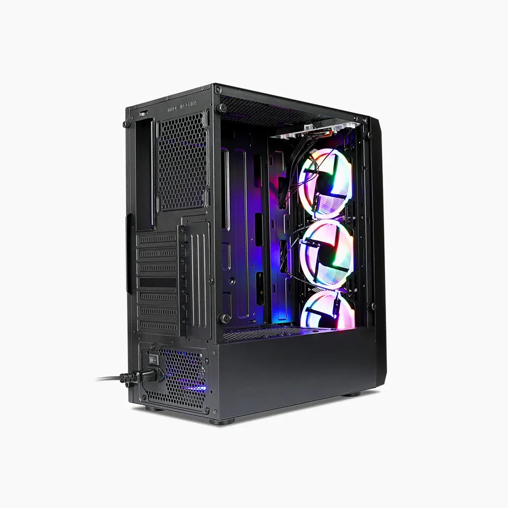 Casing simbadda Battleground 20 + 3 Fan RGB Gaming Case