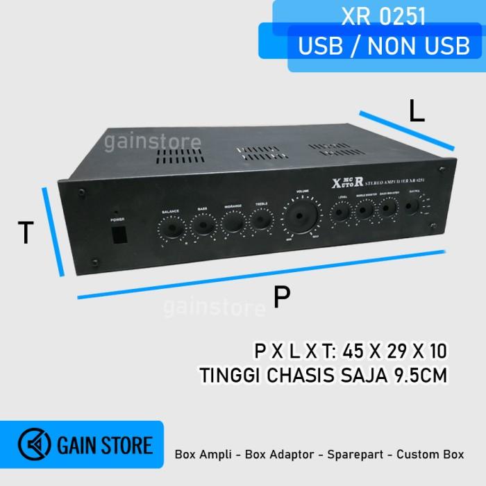 BOX AMPLI AMPLIFIER XUTOR XR 0251 USB-NON PLAT BESI