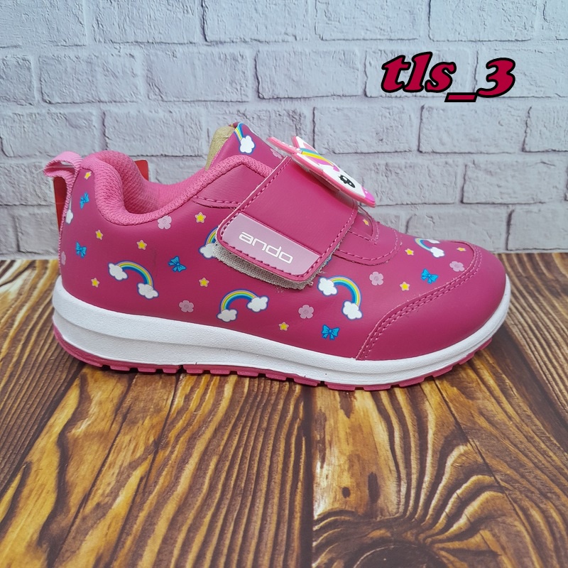 Sepatu anak ando minicorn elina 25-32 sepatu sneaker anak paud tk cewek