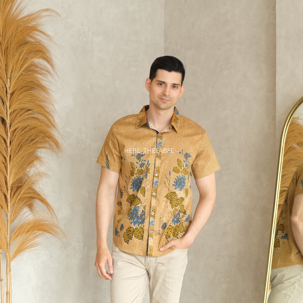 Auriga Batik (Available Couple Pria) - Men Short-Amber-Priya-Kiran-Hera