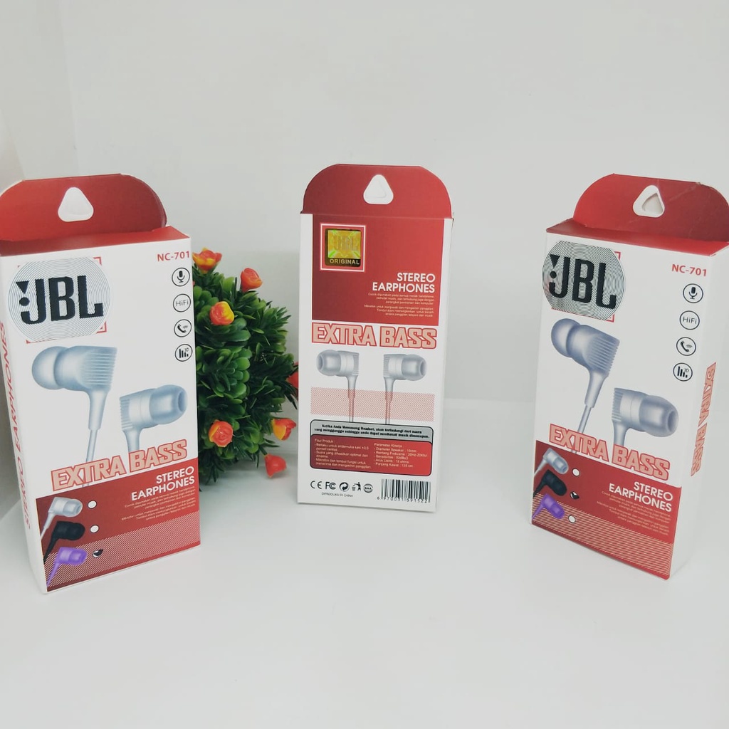 HEADSET JBL NC-701 BASS PREMIUM IMPORT HF JBL NC-701 EXTRA BASS PROMO SEN